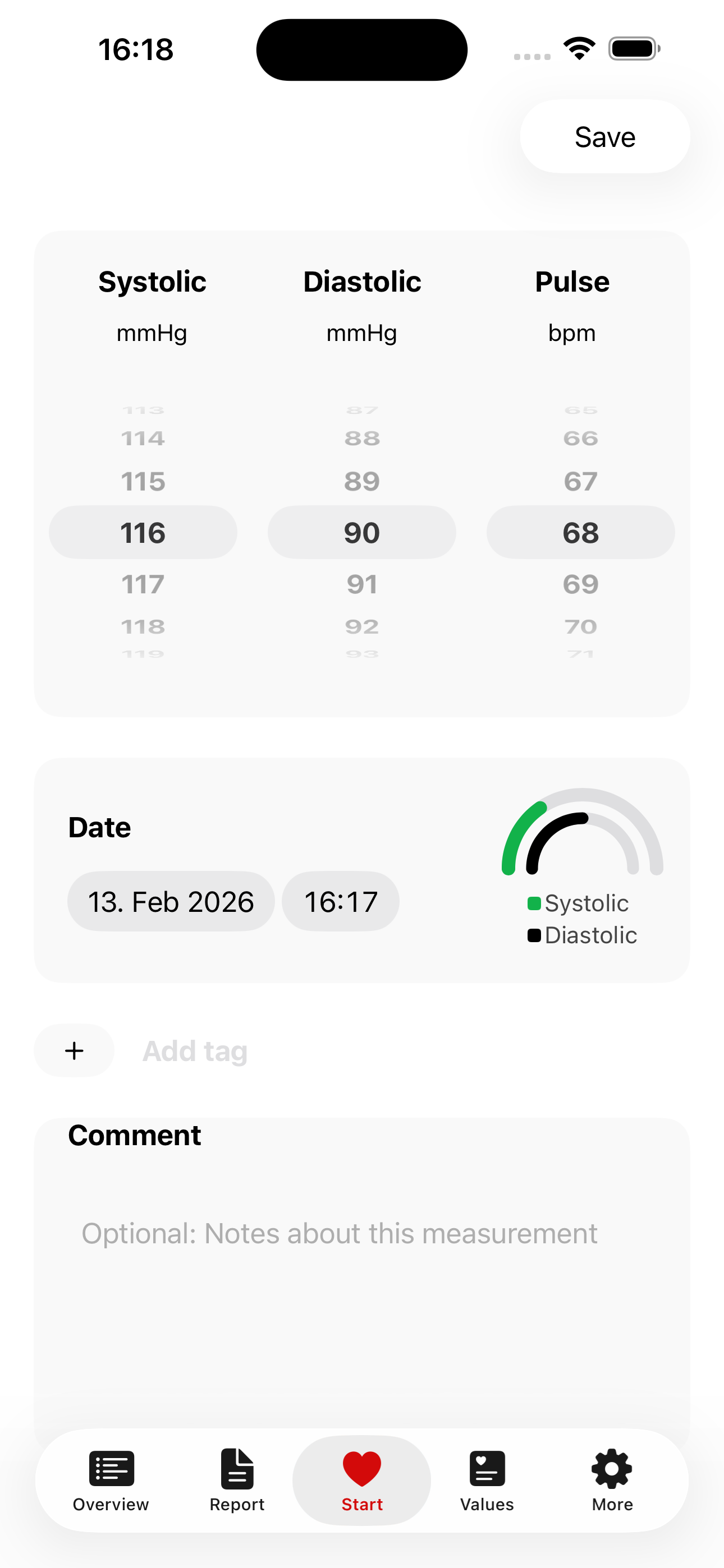 Blood Pressure & Pulse Diary