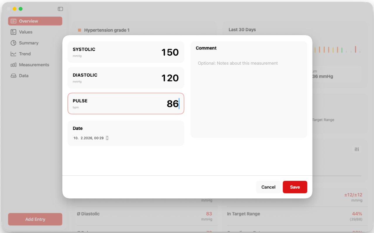 Blood Pressure & Pulse